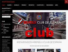 Tablet Screenshot of benellimotoclub.com